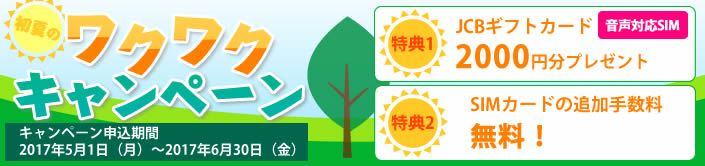 キャンペーン